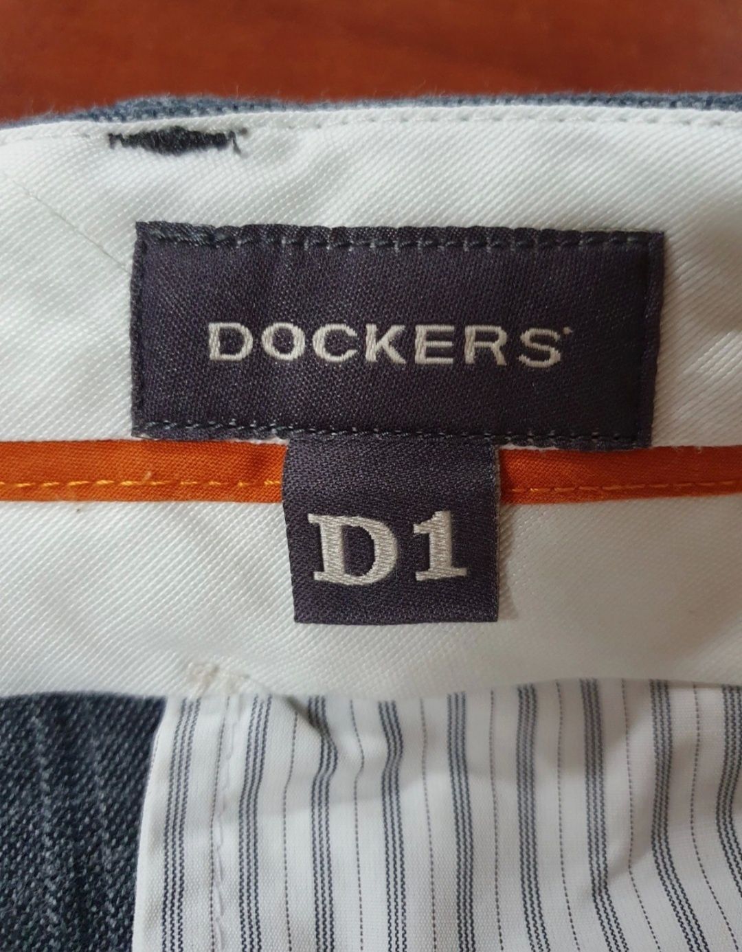 Dockers spodnie męskie chinosy krata pas 86cm