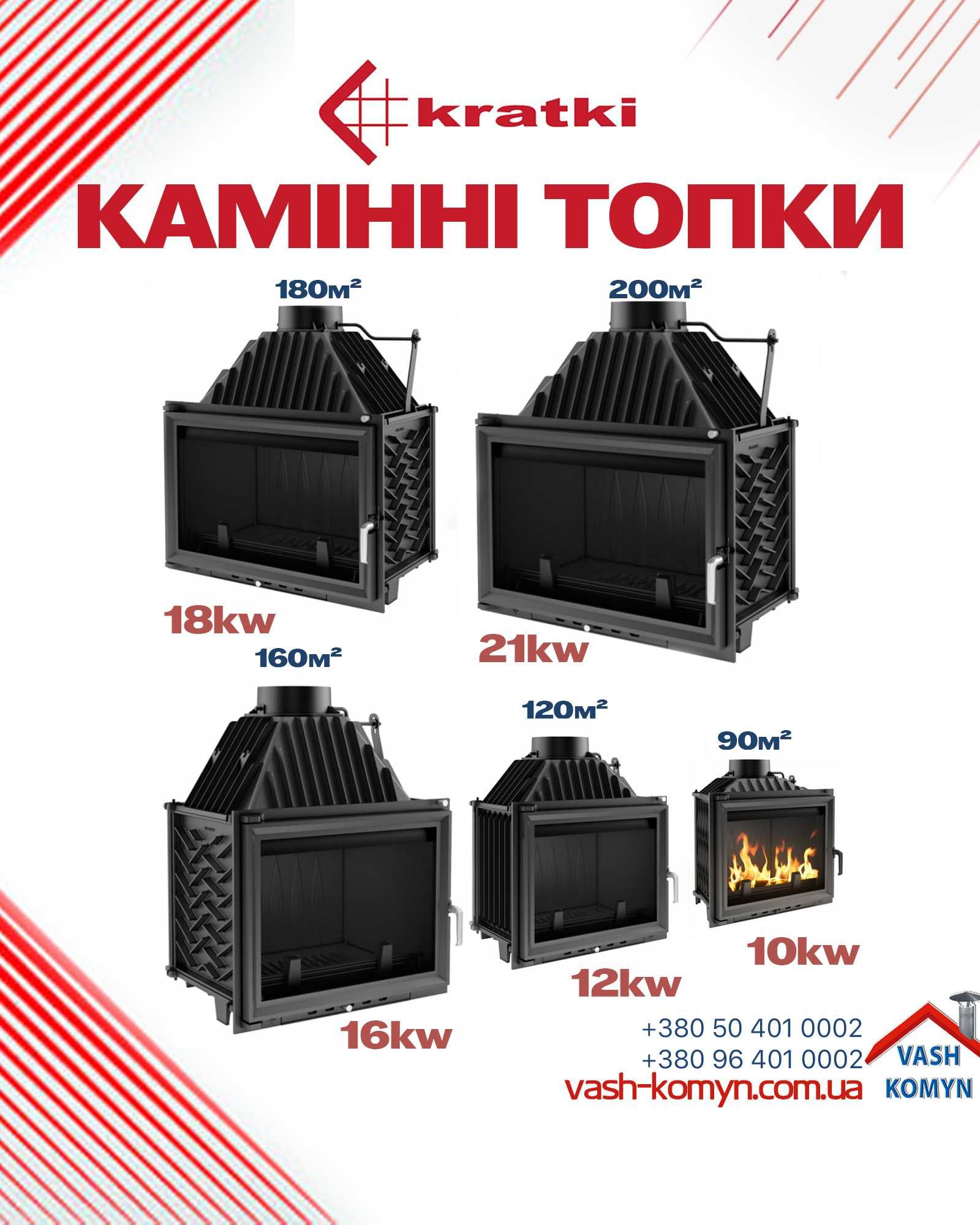 Камінні топки 10,12,14,16,18,21кВт Ужгород продаж доставка установка