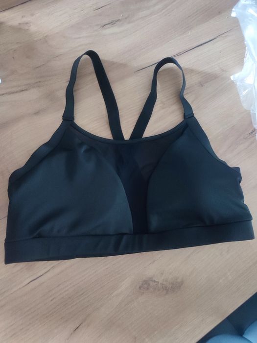 Nowy biustonosz sportowy czarny xl