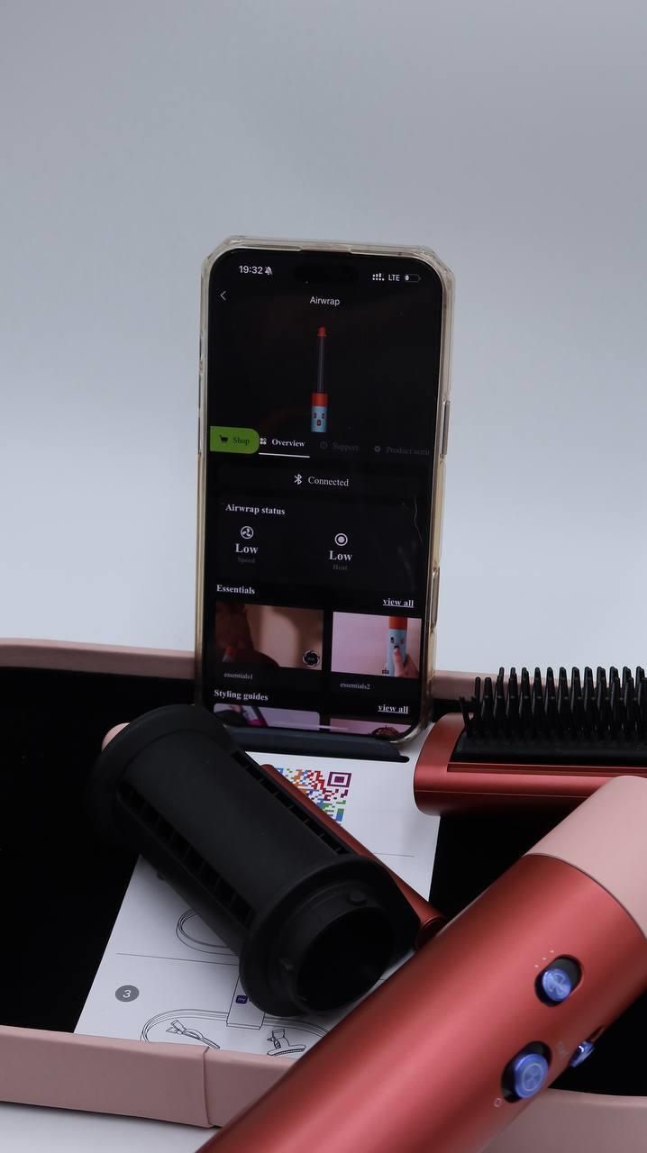 Стайлер Dyson HS08 Strawberry Bronze/Pink(Роздріб/Опт/Дроп) Bluetooth