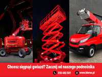 Podnośniki Koszowe 16-40 m, Podnośniki Nożycowe, Podnośniki Przegubowe