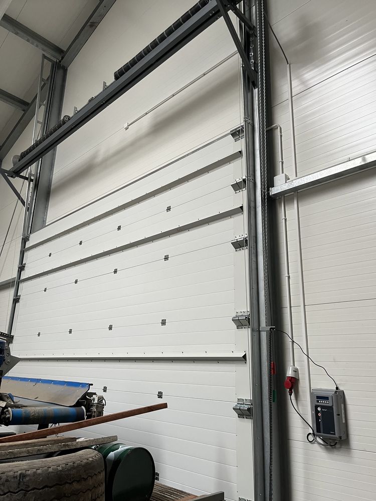 Brama segmentowa. Belgijska 400x350 antracyt outlet