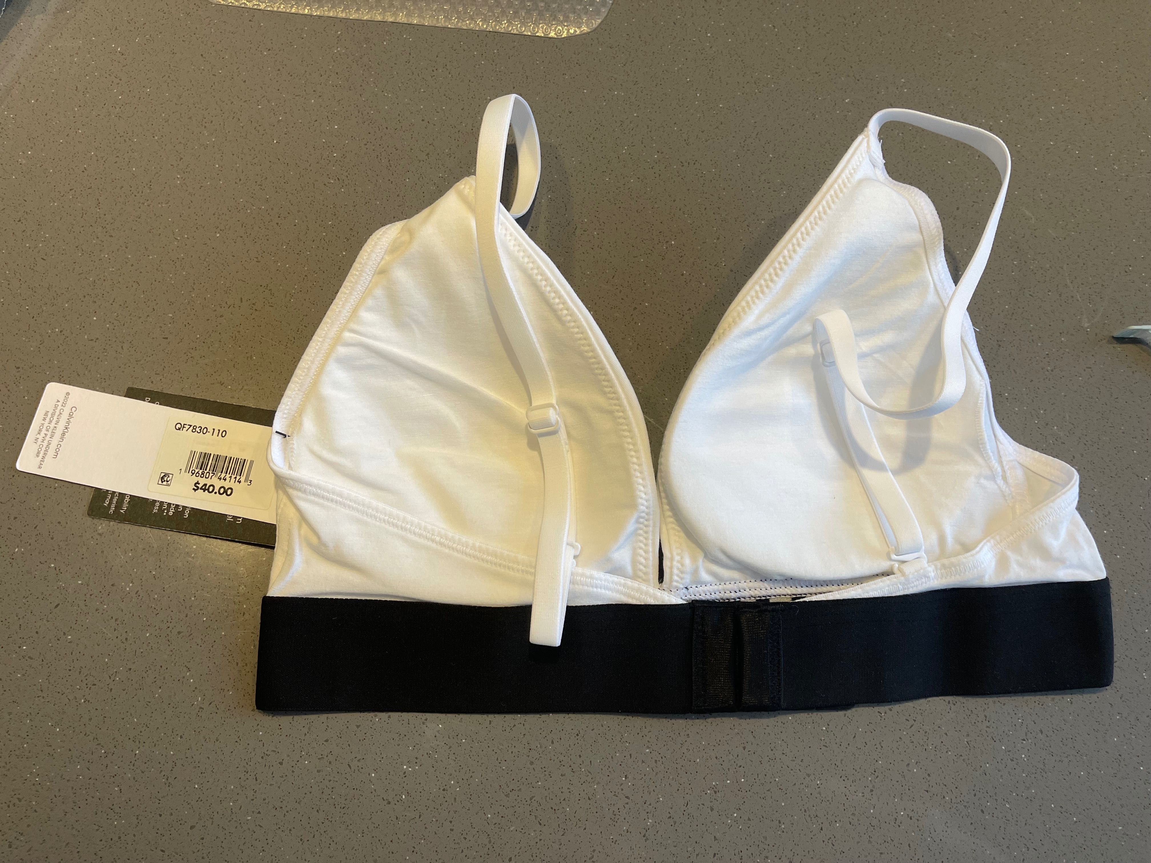 Calvin Klein original. Бра с чашечками хлопок р М