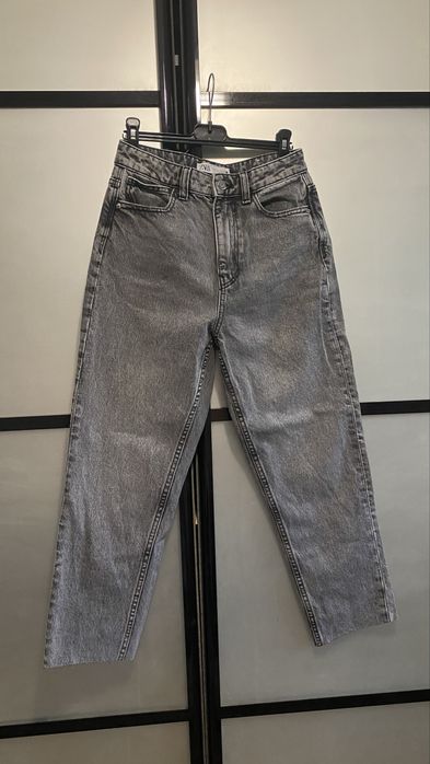 Сірі джинси мом ZARA