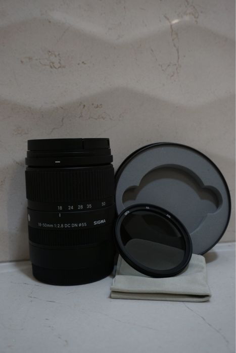Lente Sigma 18-50mm f/2.8 Sony E mount + Cpl Filtro URTH 55mm