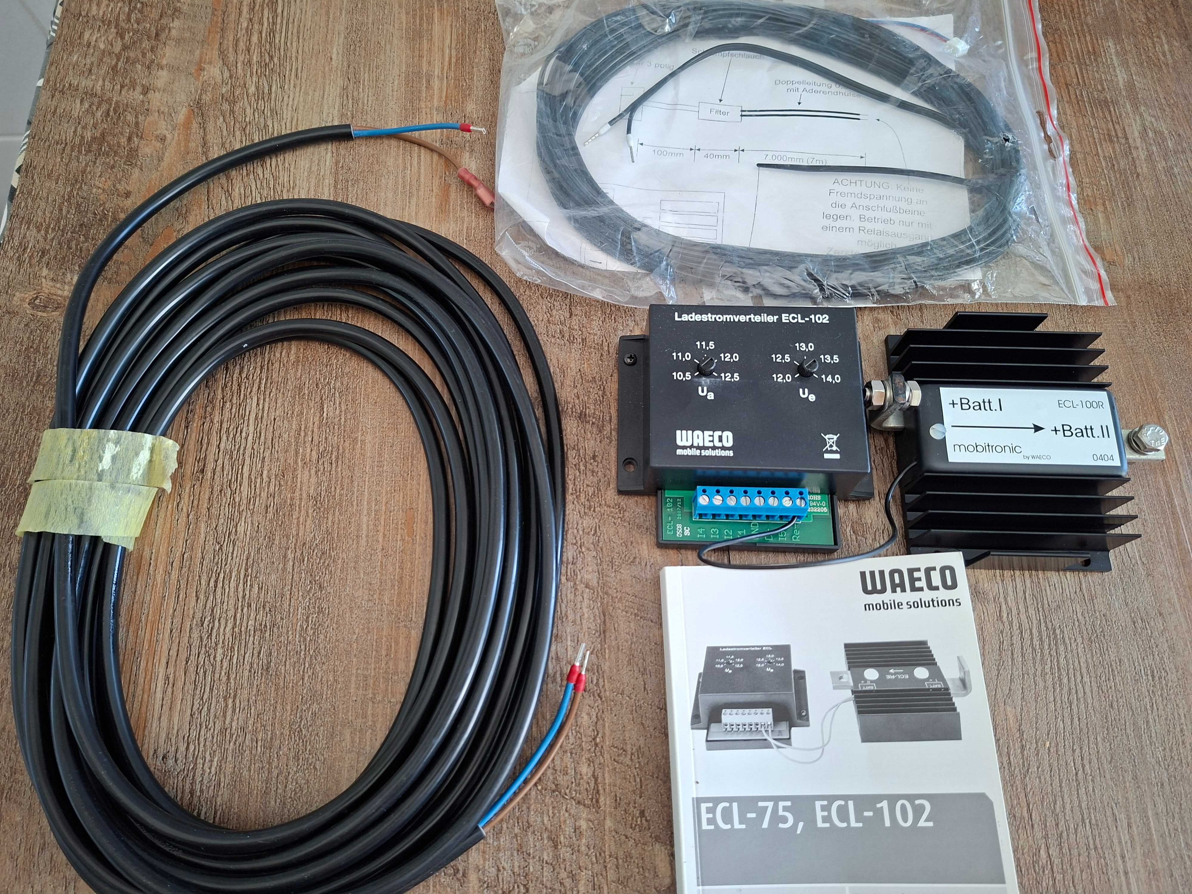 Repartidor de corrente Waeco/Dometic ECL-120 (NOVO)