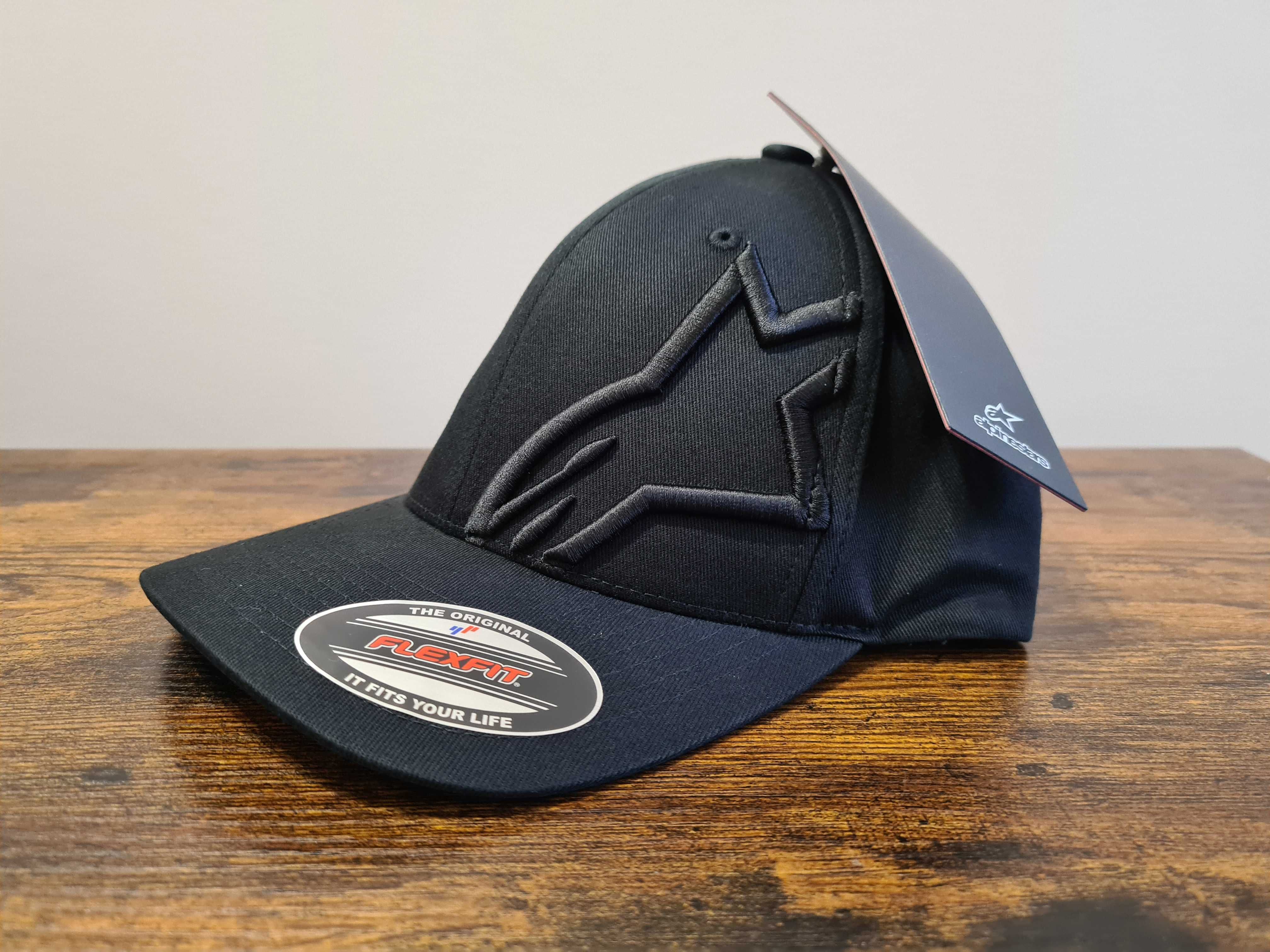 Czapka Alpinestars Flexit S/M bejsbolówka, wyszywane logo 3D, haft