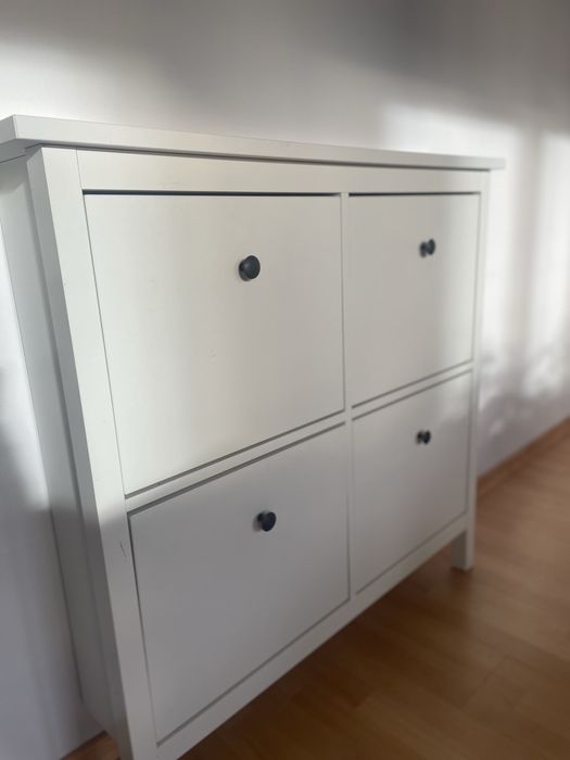 Szafka na buty Hemnes biała