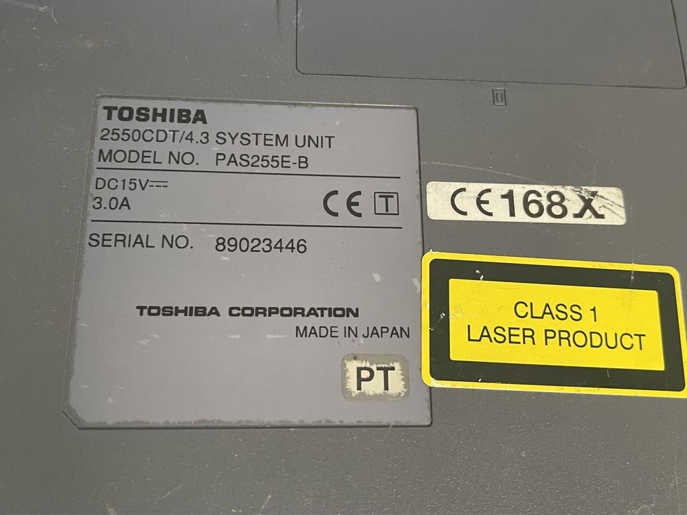 Toshiba 2550CD - ssm carregador, nao testado