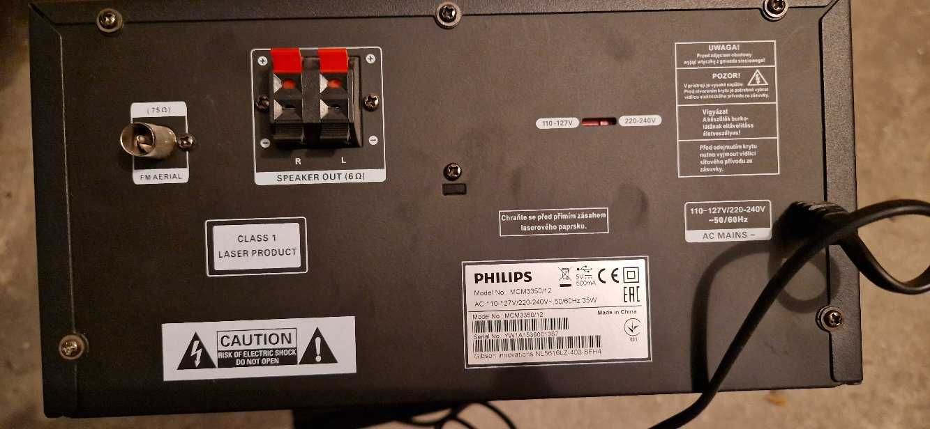 Mikrowieża Philips MCM3350/12