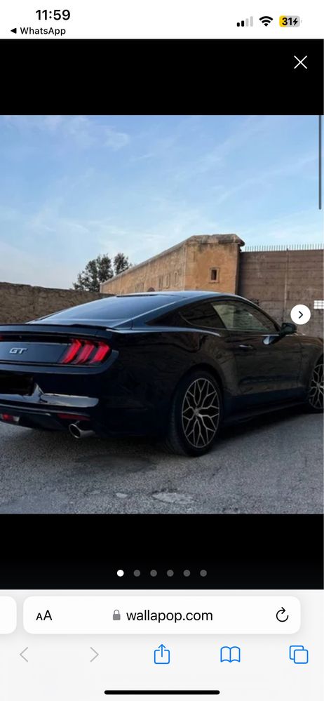 Продам оригинальные рестайлинговые фонари Ford Mustang 2015-2022