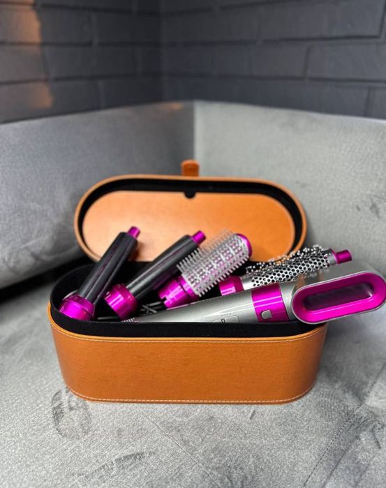 Стайлер Дайсон з кейсом  для волосся 5 в 1 + кейс чохол HAIR BRUSH