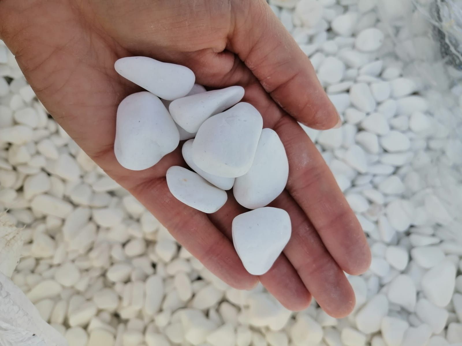Otoczaki śnieżnobiałe greckie białe Thassos kamień naturalny z dostawą