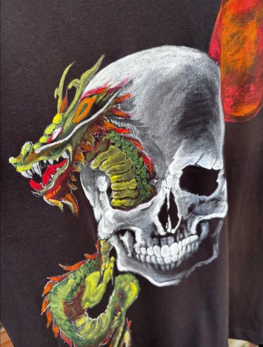 Koszulka damska czaszka prezent mikołaj święta