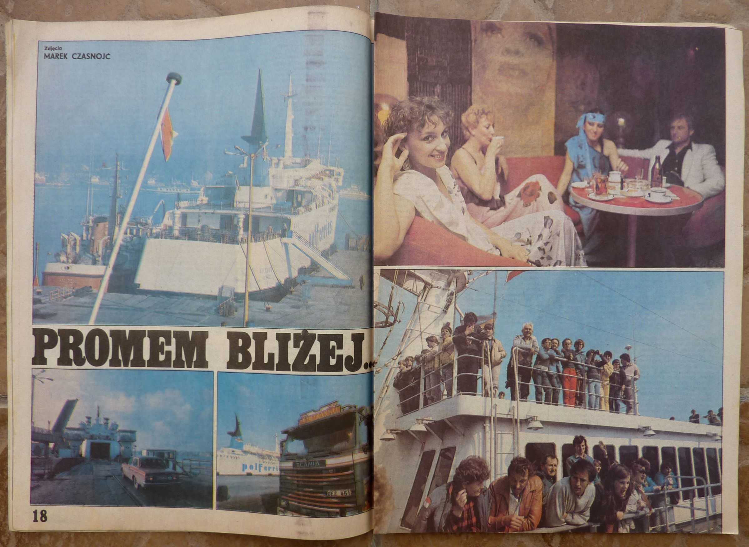 WYBRZEŻE tygodnik nr 1/1986 - plakat - zespół RIFF