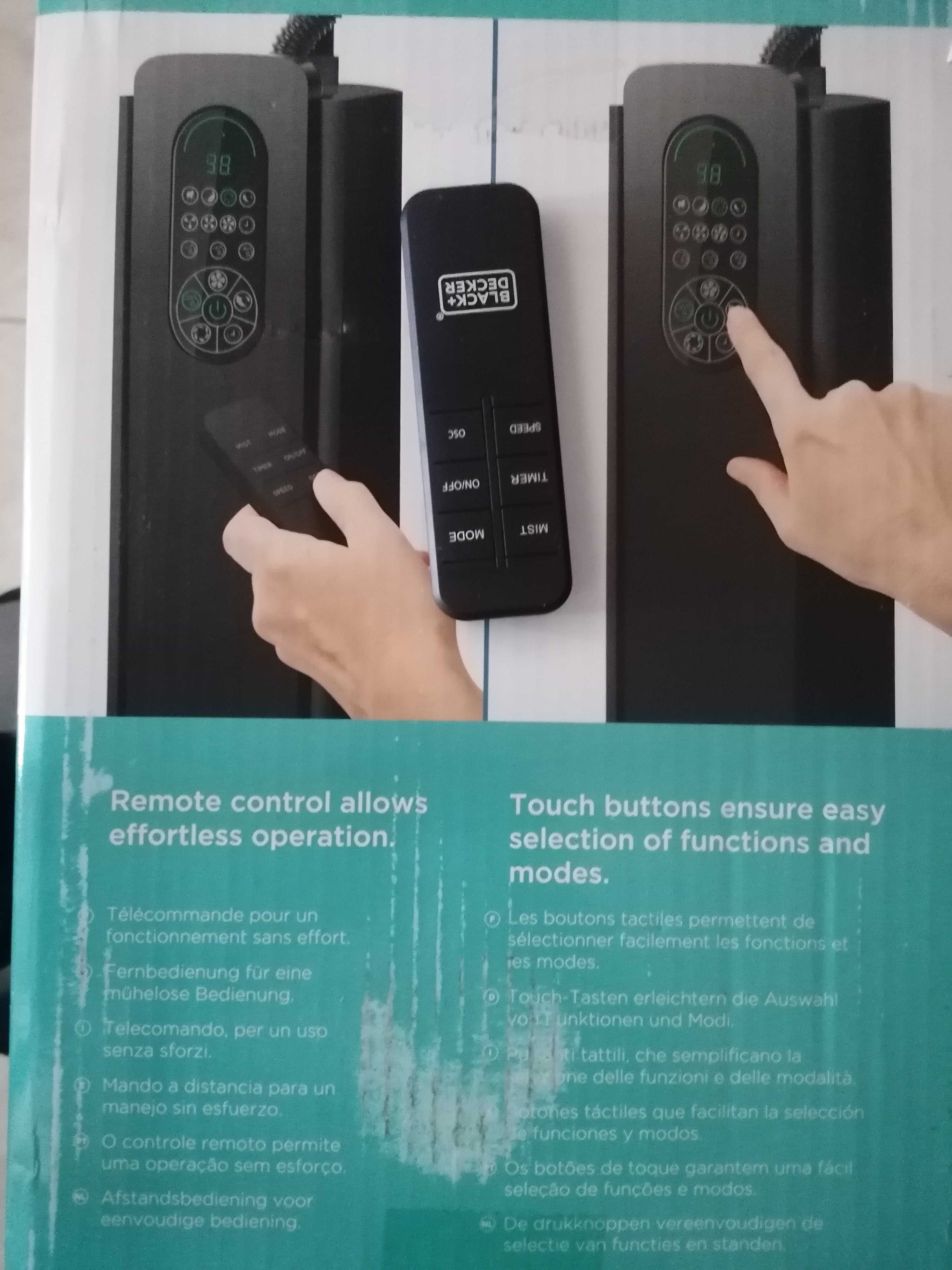 Ventoinha com Nebulizador Black & Decker