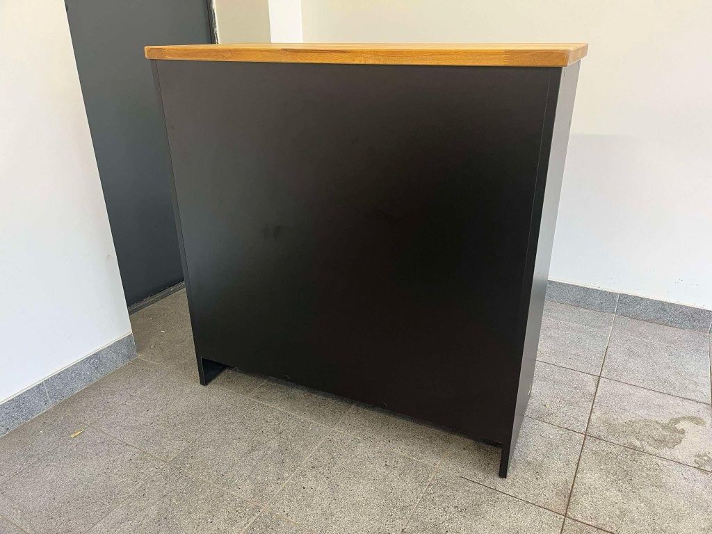 Nowoczesne lady / komody z półkami i szufladami – 2 sztuki