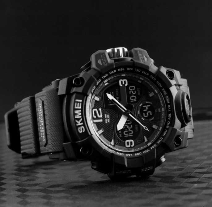 Wytrzymały Zegarek Skmei 1155 Precyzyjny Mechanizm Kwarcowy ttst1186