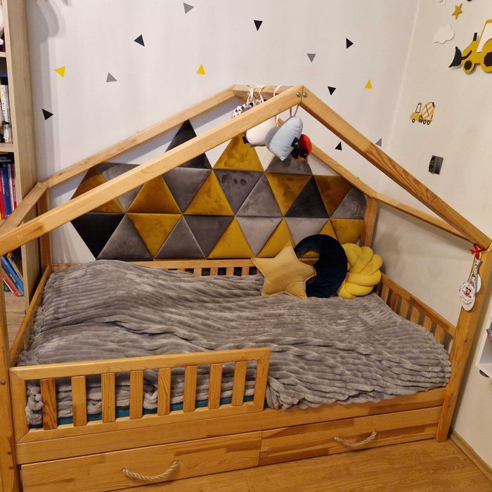 Łóżeczko domek luletto housebed plus