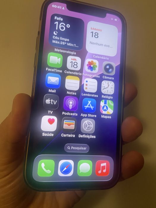 Iphone 12 com bateria a 86%