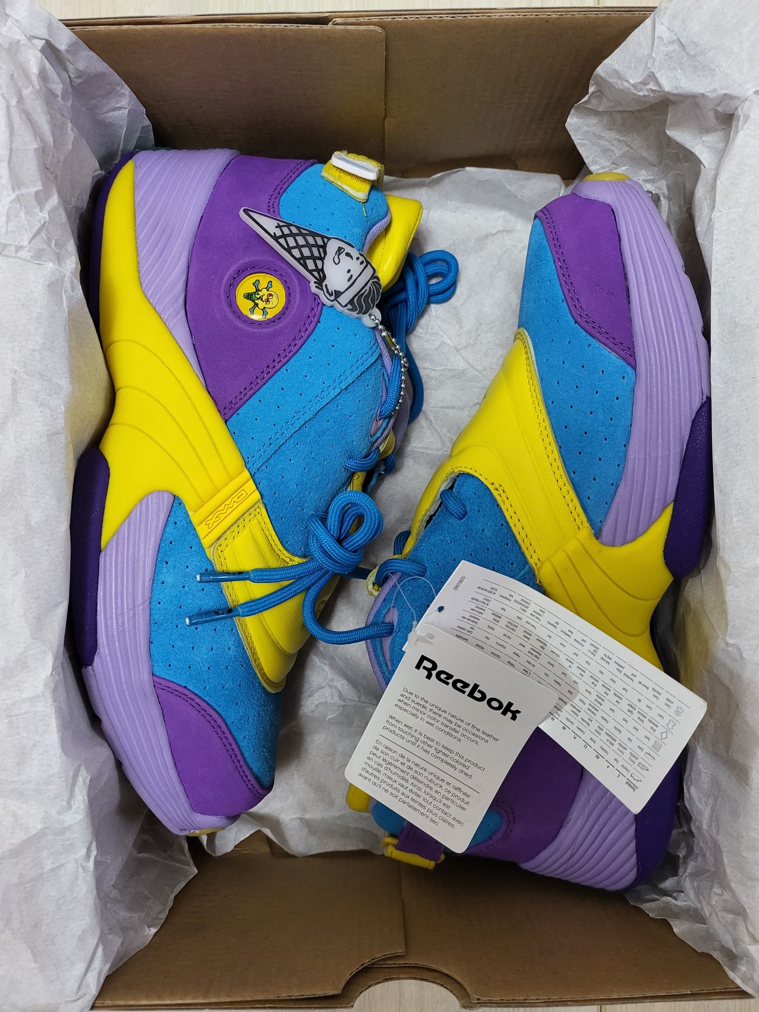 Нові баскетбольні кросівки Reebok BBC Ice Cream x Answer 5 Iverson