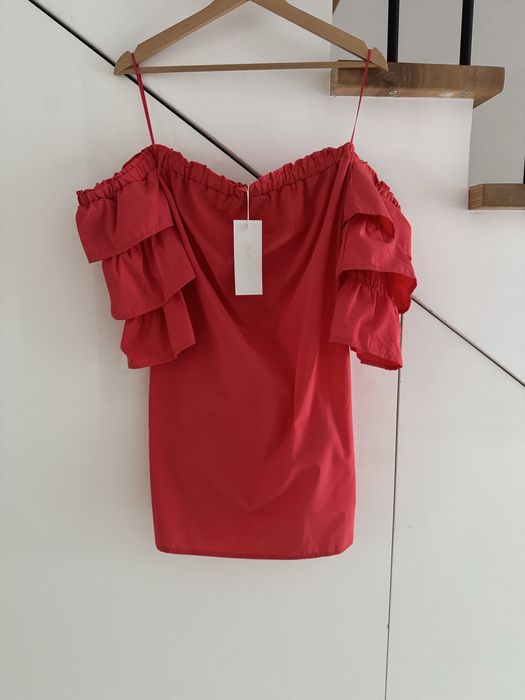 Piękna sukienka hiszpanka, sukienka z odkrytymi ramionami, rozmiar S,