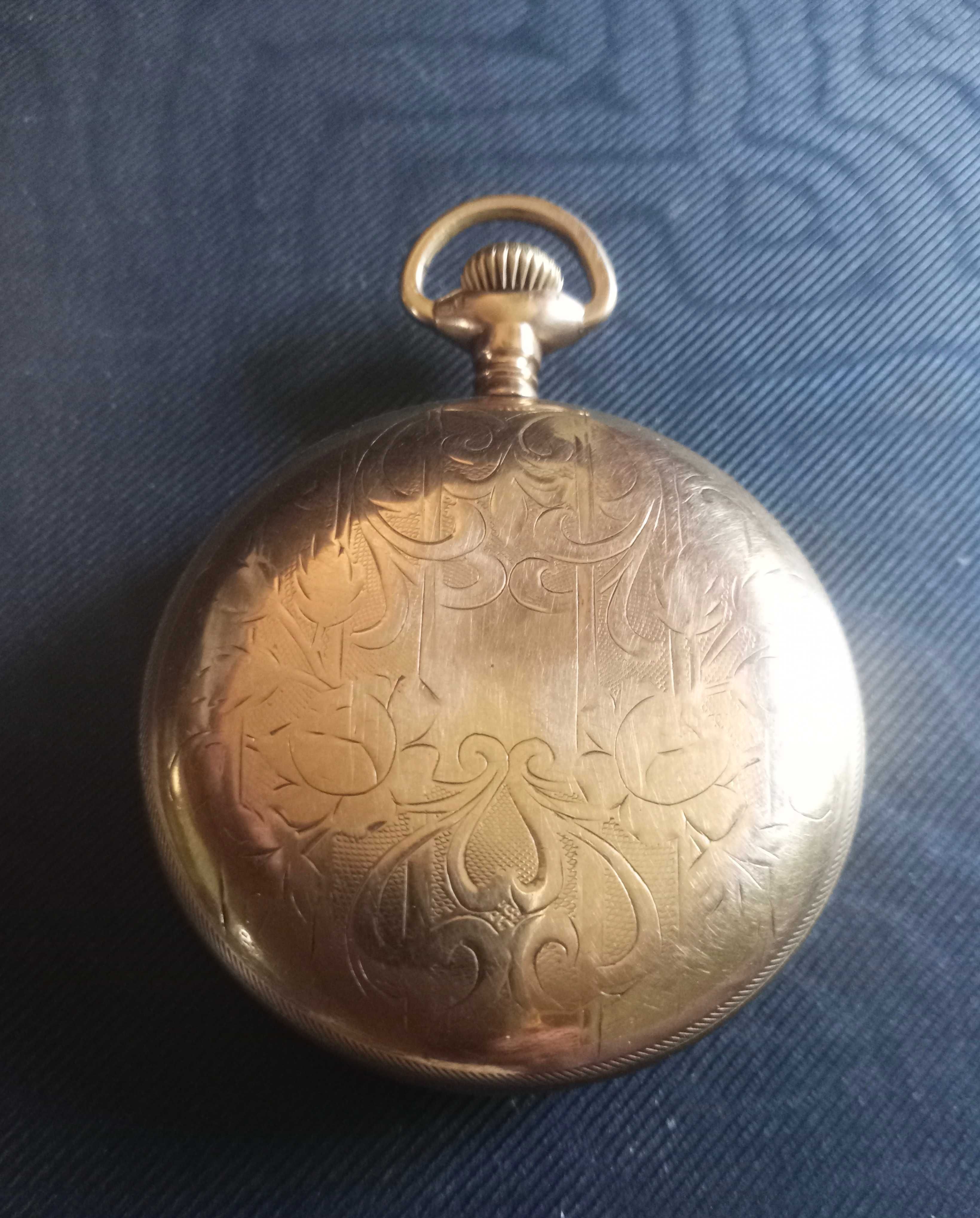 Relógio de Bolso Elgin Antigo 1908