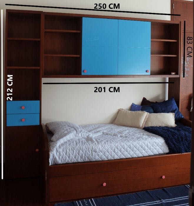 Estúdio cerejeira (cama individual x2)  com 2 colchões