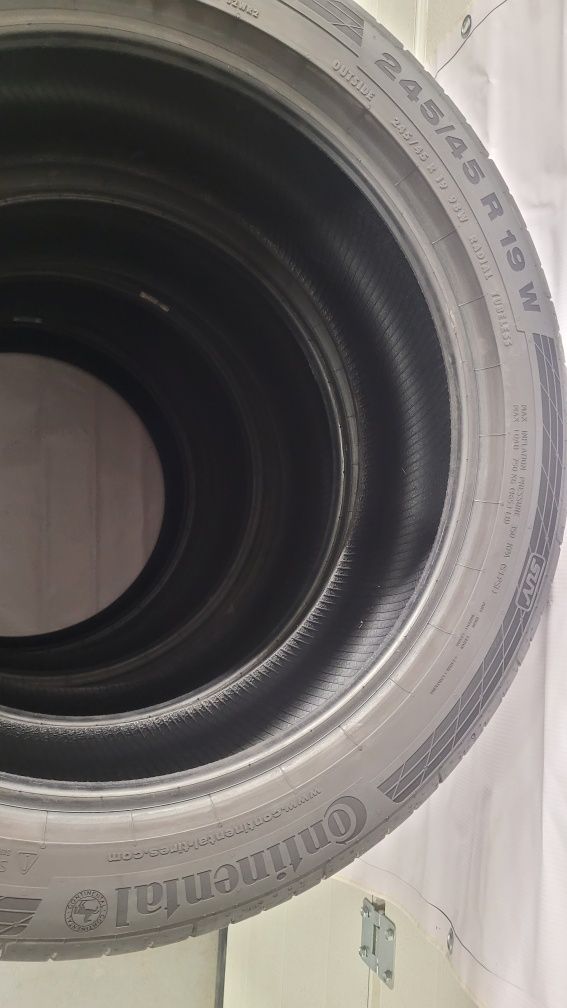 Opony CONTINENTAL 245/45R19 ContiSportContact 5. 2020r. 5-6mm LATO