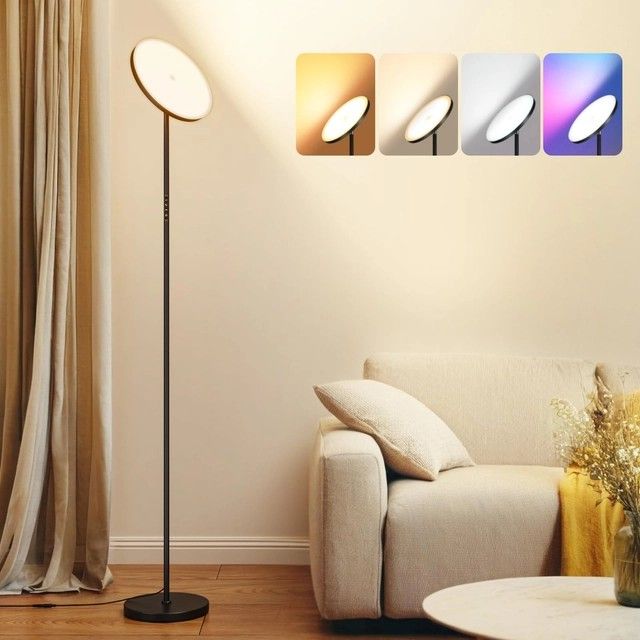 OTREN Lampa  Podłogowa LED RGB Z Pilotem Do Salonu Sypialni Biura