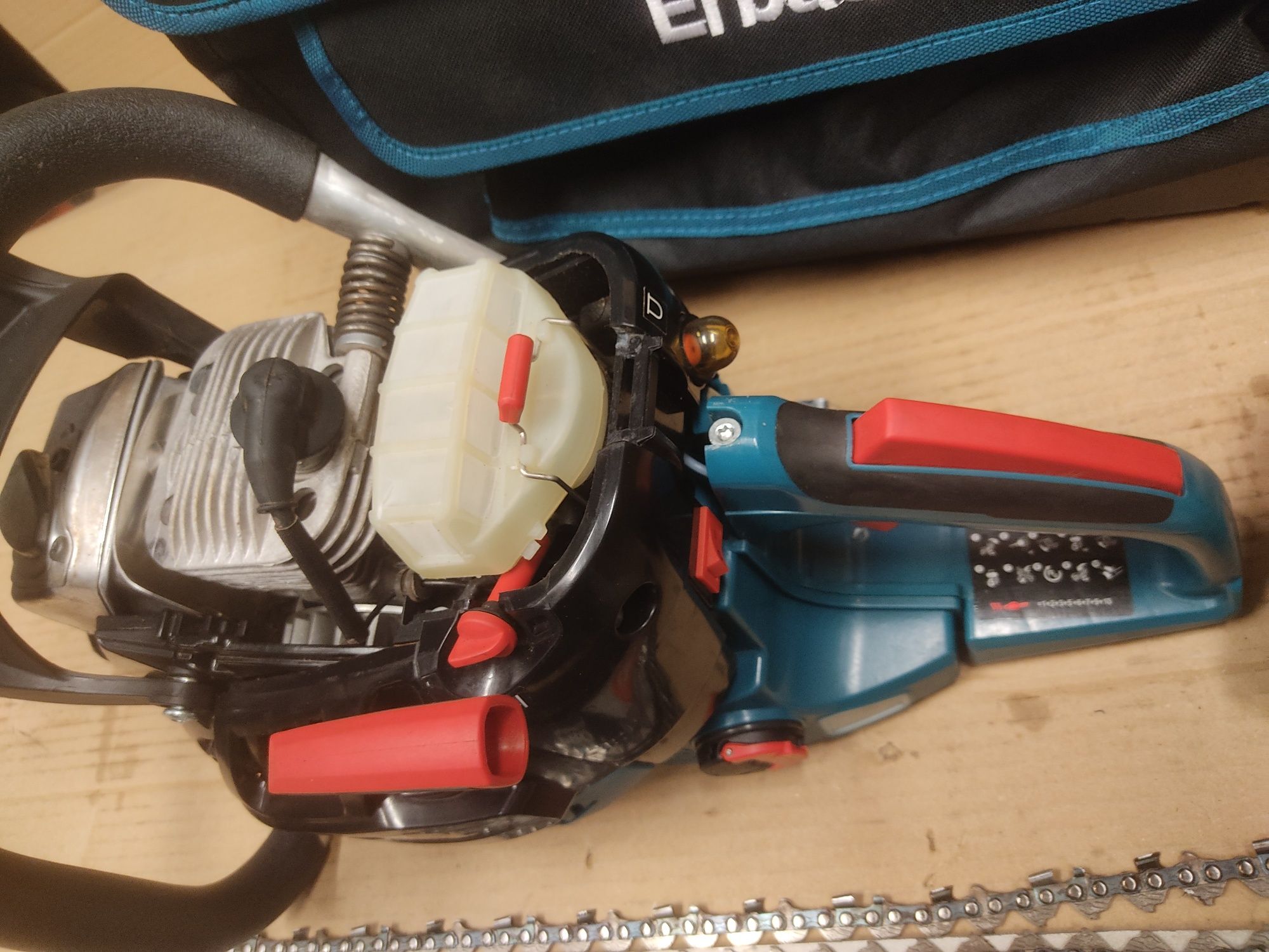 Erbauer Piła Pilarka łańcuchowa spalinowa 45cm Gwarancja! +Torba