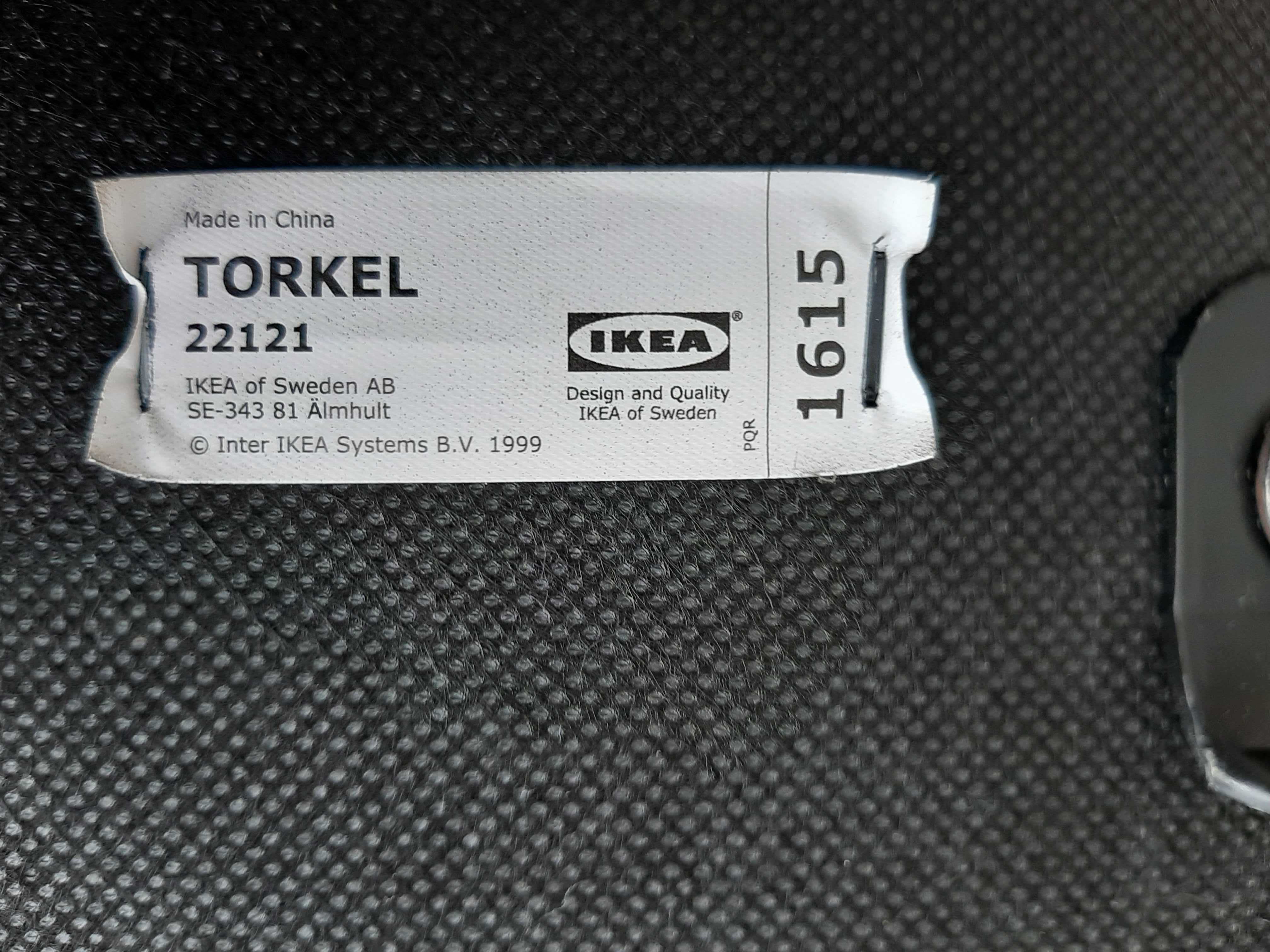 Fotel biurowy obrotowy gracza dziecka nauki biurka Ikea Torcel czarny