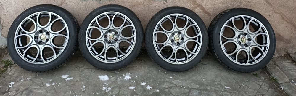 Felgi koła 18 cali 5x110 Et41 + opony zimowe 245/40R18 Alfa 159 Brera