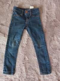 Spodnie jeansy h&m r 92 skinny fit dziewczęce