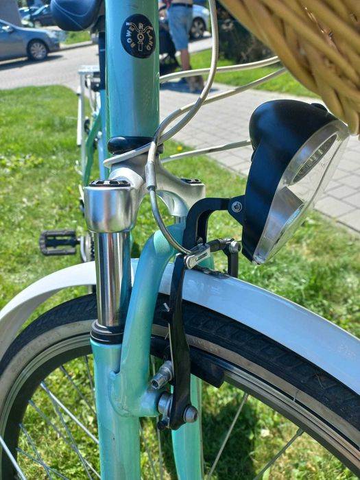 Damski miejsko-trekkingowy Rower Rland Itaka 26 21V 15'' Miętowy