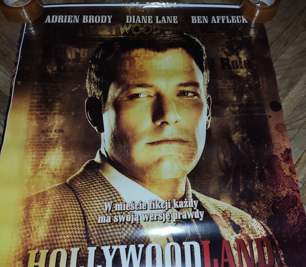 Hollywoodland plakat filmowy oryginalny Brody Ben Affleck Diane Lane