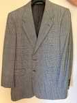 Blazer de Xadrez em sarja 46 / XL