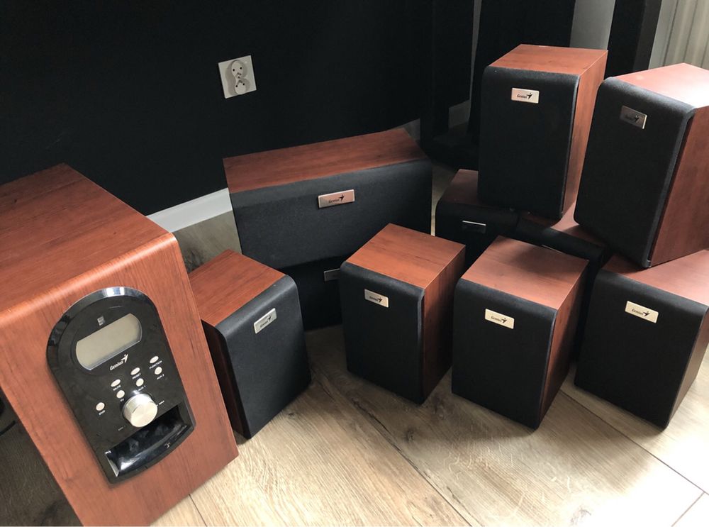 Zestaw głośników 5.1 Genius SW-HF 5,1 200 W brązowy