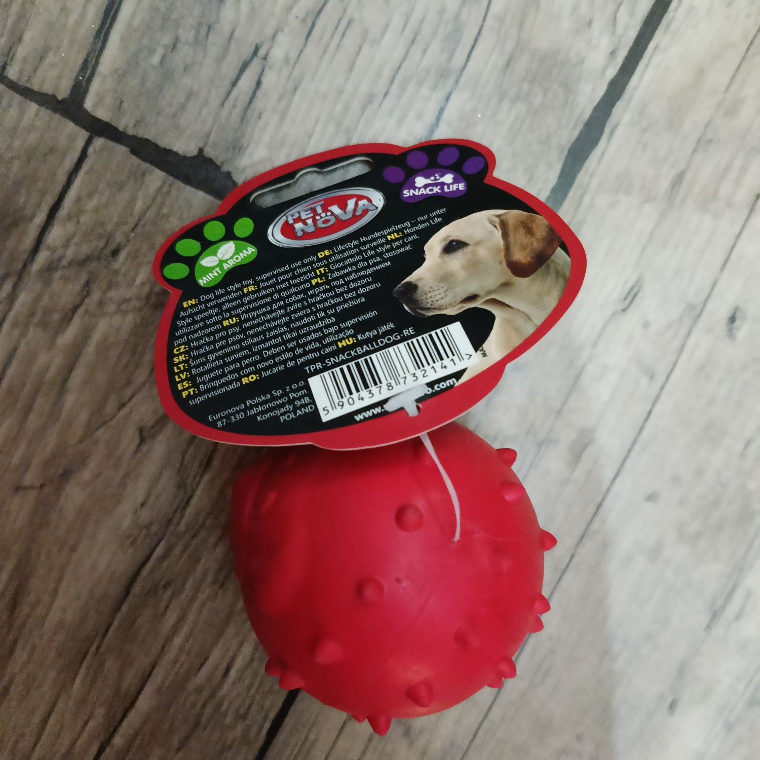 Zabawka dla psa nowa Pet Nova piłka nieużywane z metką
