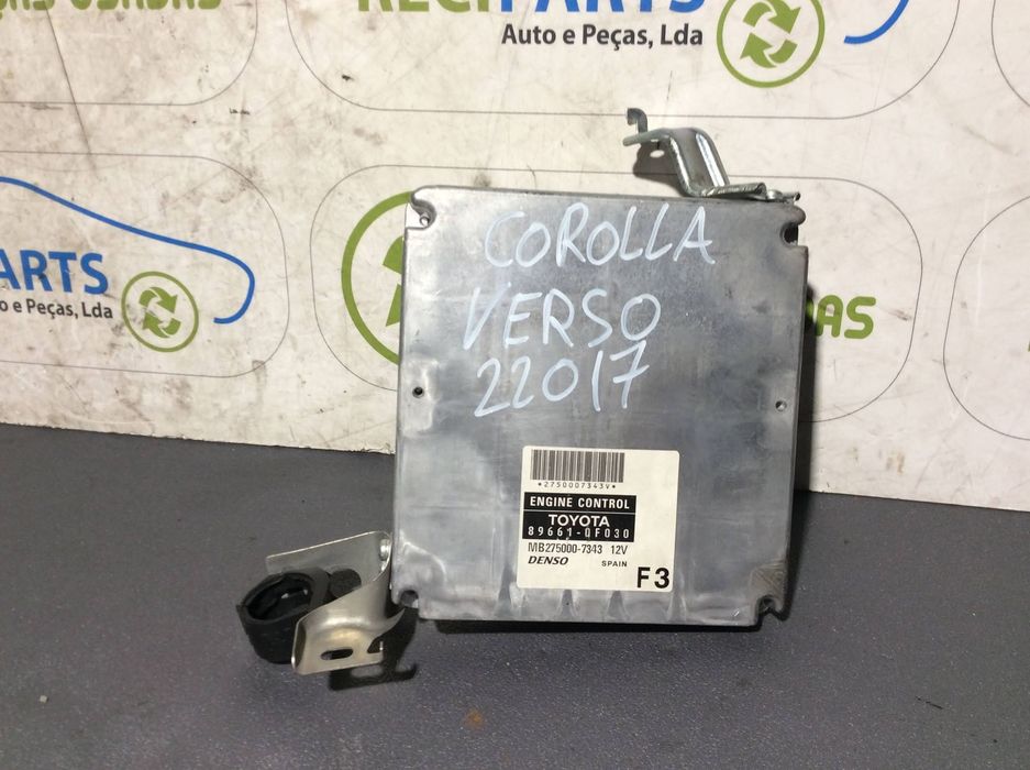 Centralina Motor Toyota Corolla Verso ano 2004 a 2009  89661-0F30