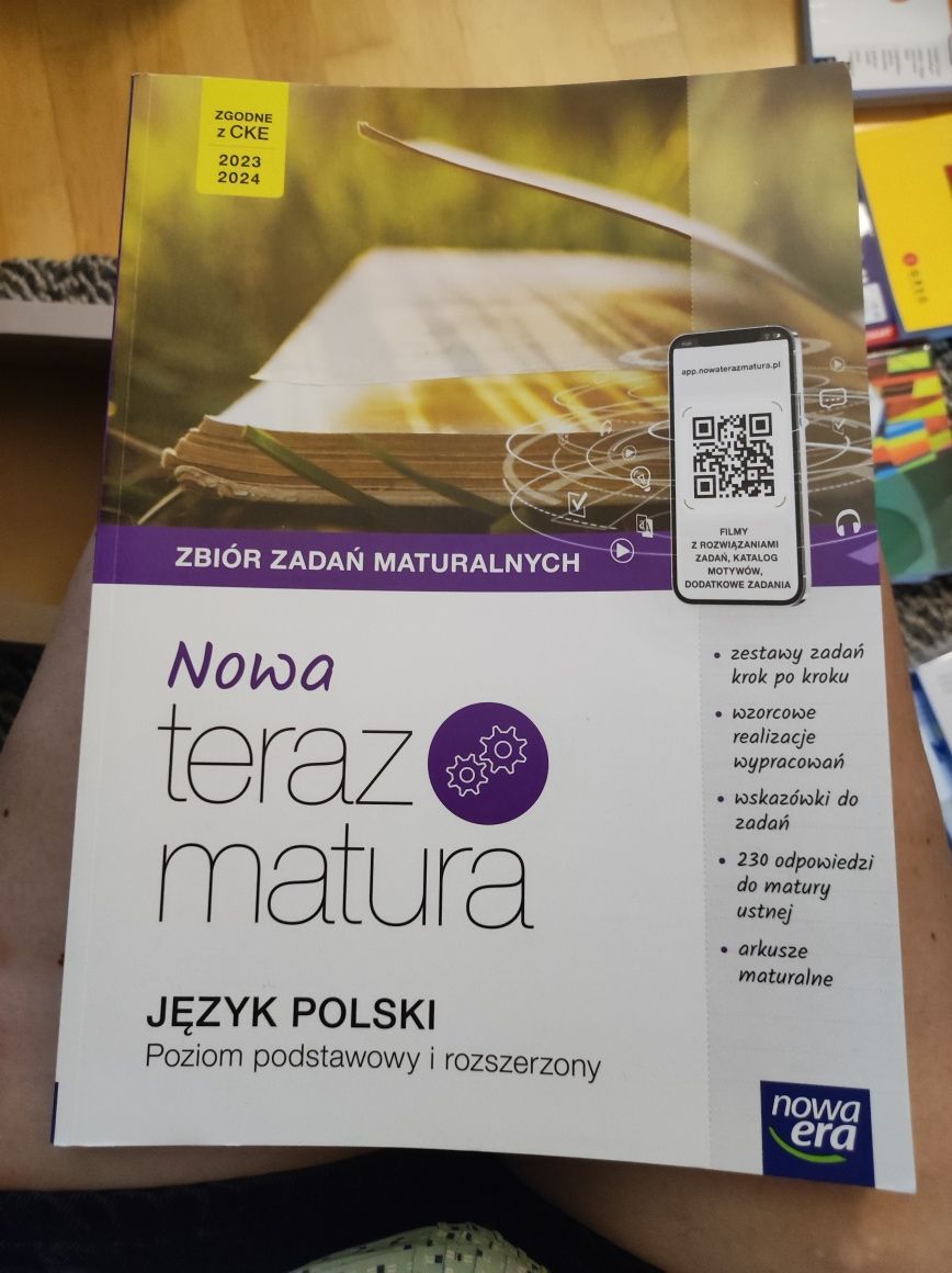 Nowa Teraz Matura Język Polski poziom podstawowy i rozszerz. Zbiór zad