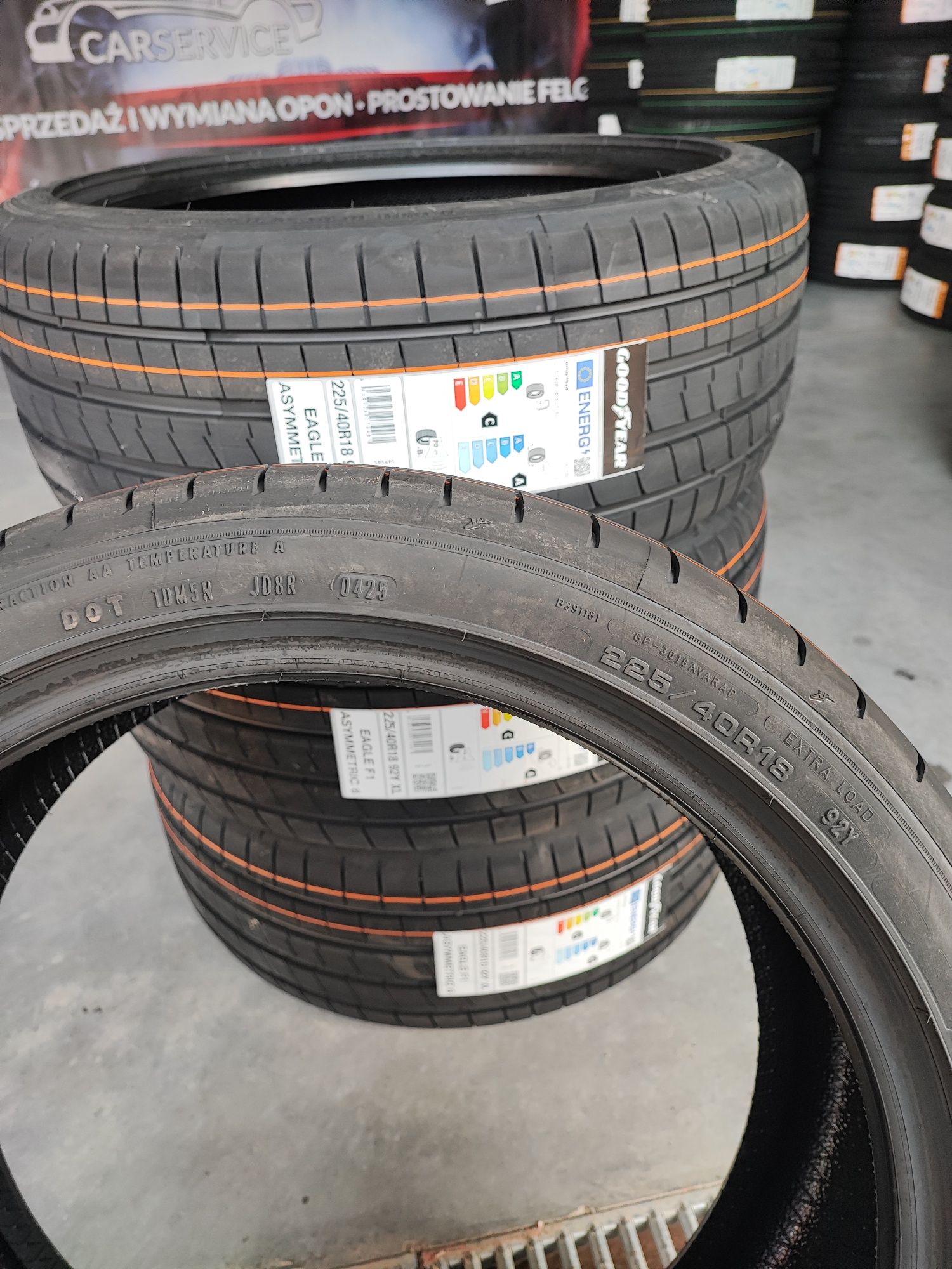 225/40r18 Goodyear F1 Asymetric 6 z 2025