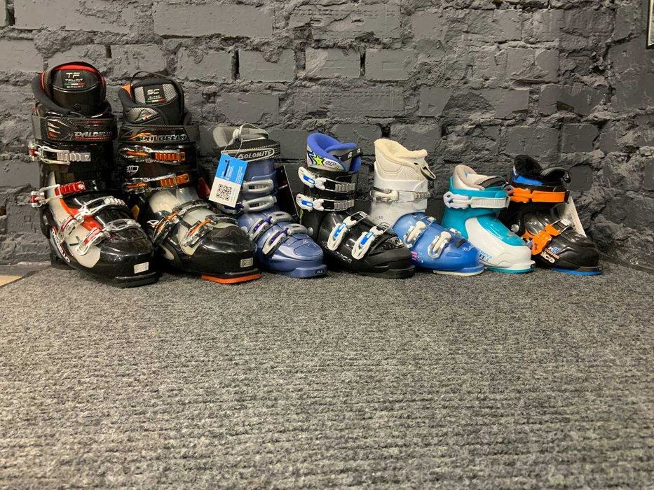 Гірськолижні черевики чоловіч жіночі дитячі нові та Б/В роздріб та опт