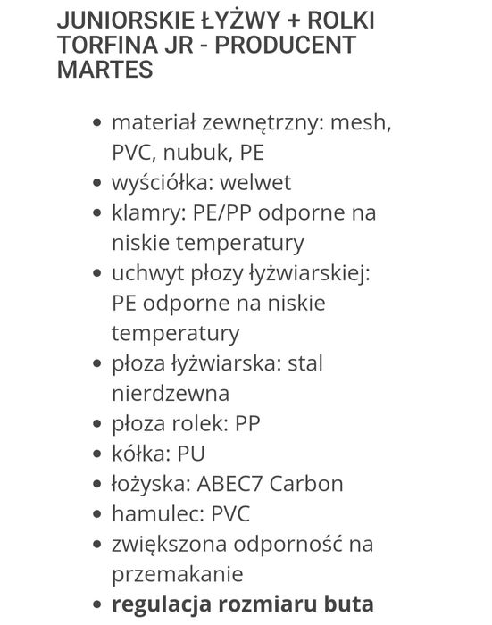 Łyżwo rolki dziecięce