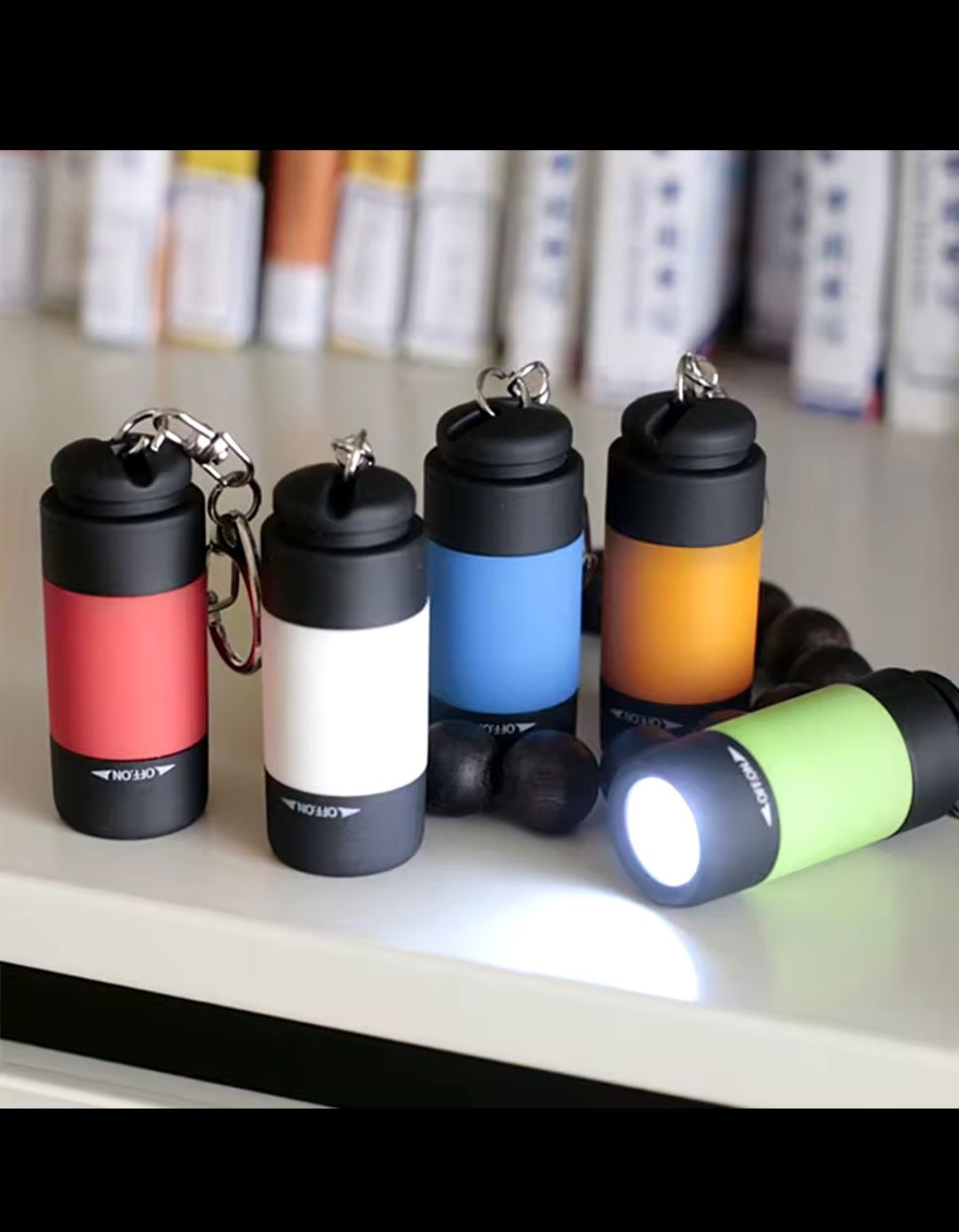 Мини-фонарик, USB, брелок