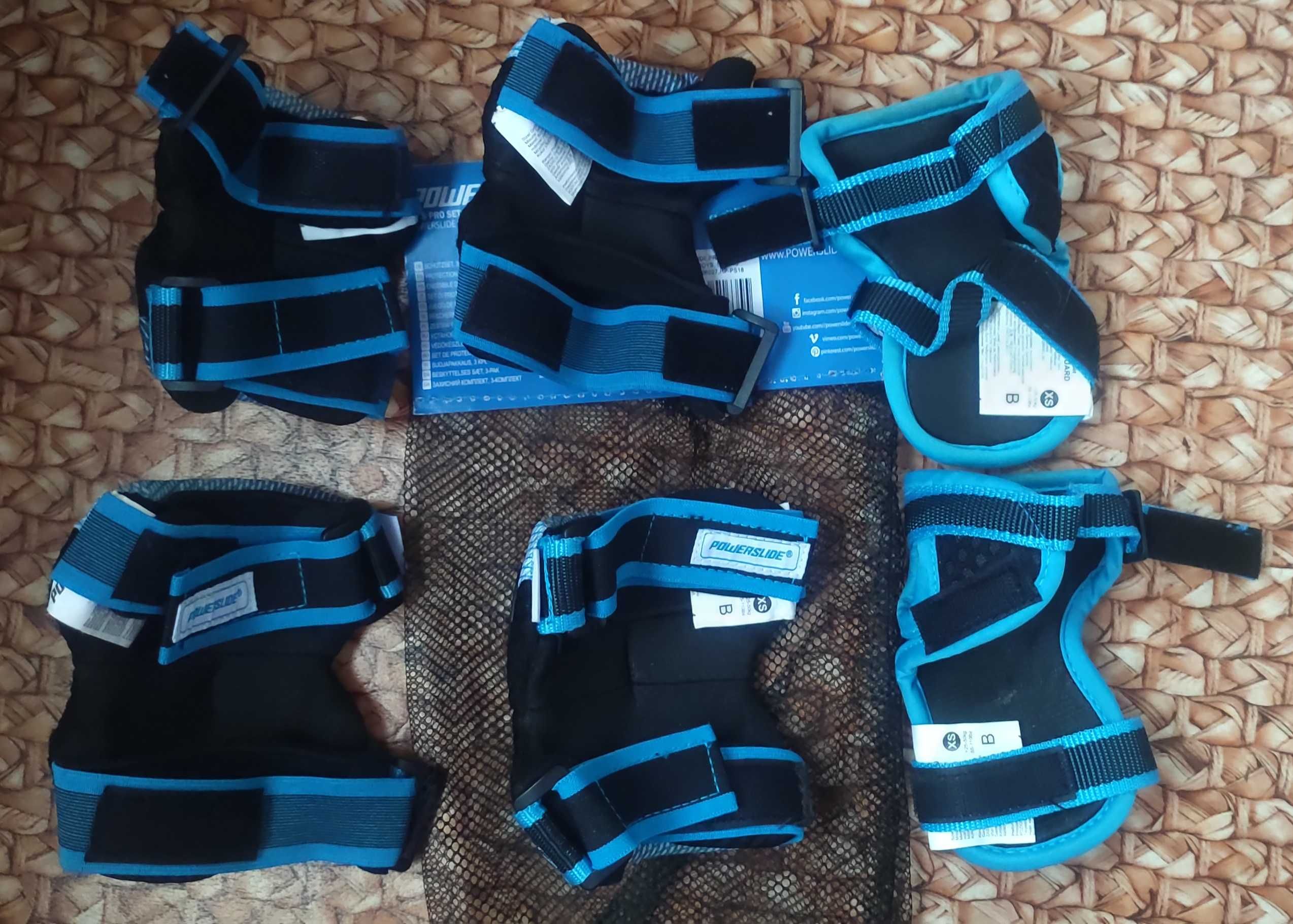 Захист для роликових ковзанів дитячий Powerslide Kids Pro Set Boys XS