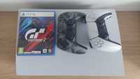 PlayStation 5 (PS5) z napędem, 825GB, 2 kontrolery + Gran Turismo