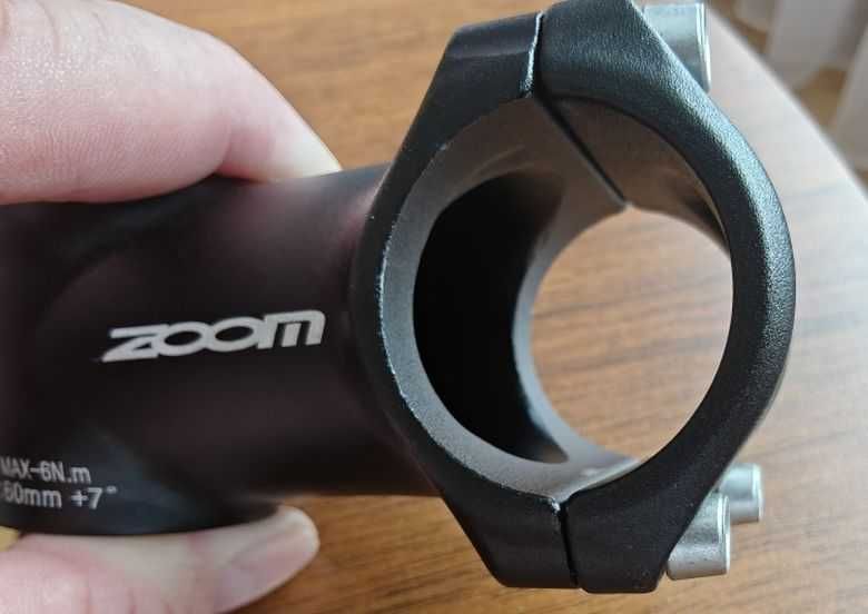 jak NOWY mostek rowerowy ZOOM 60mm +7st AHEAD