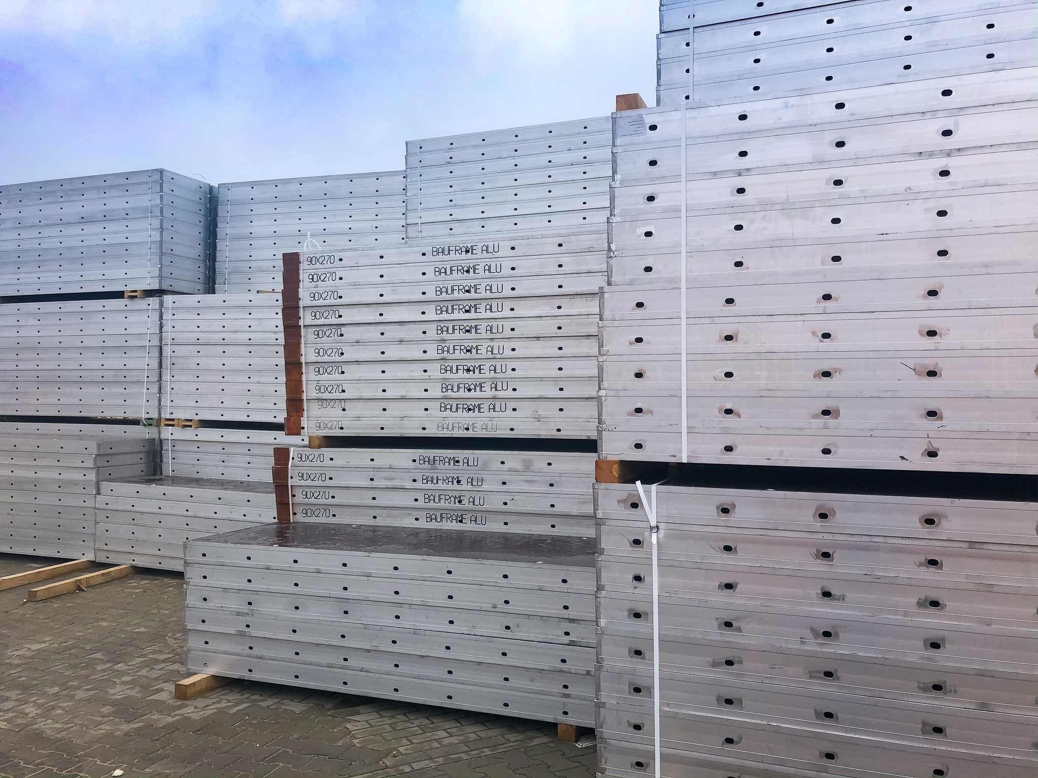 Płyty Bauframe-Alu 90x300 blaty szalunkowe szalunki fundamenty