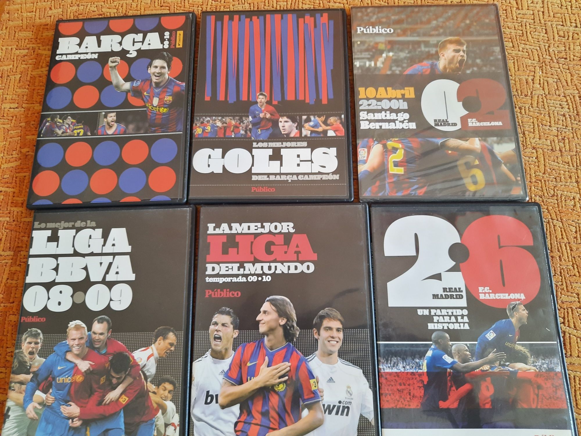 Lote 09 DVD do FC Barcelona